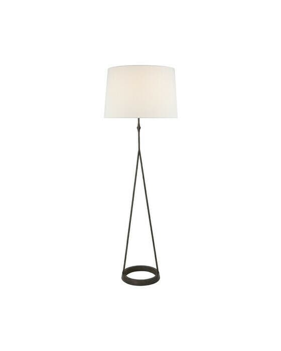 Dauphine Floor Lamp Black/Linen