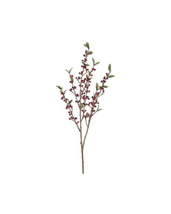 Bærkvist snittblomst rød
