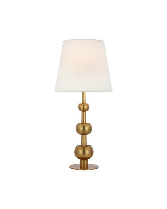 Comtesse Triple Table Lamp Antique Brass