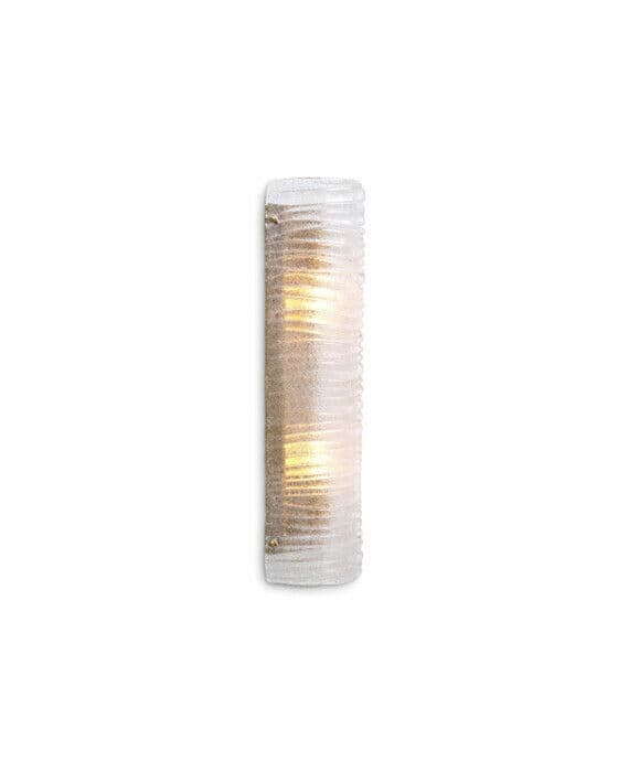 Sanchez vegglampe messing