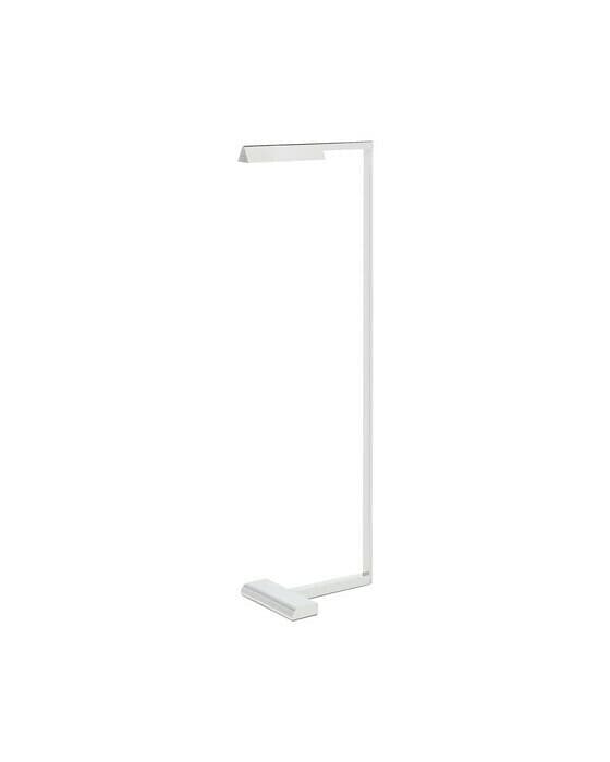 Dessau 38" Floor Lamp Polished Nickel