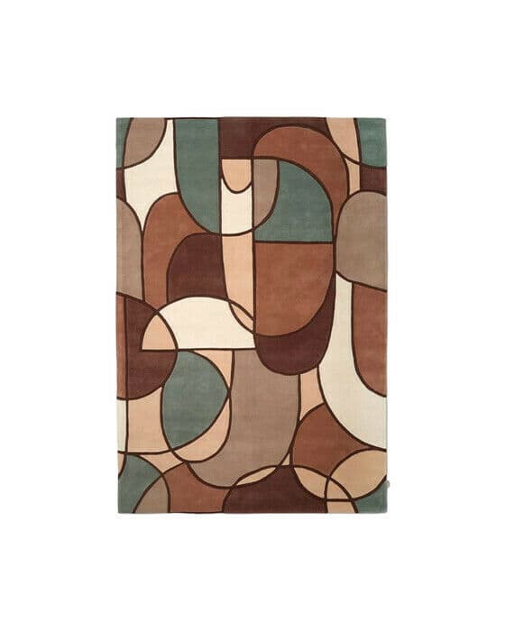 Modern Abstract teppe multi pastell