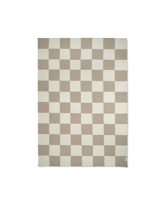 Square teppe hvit/natur