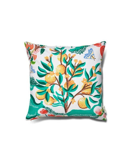 Botanical Orange putetrekk hvit