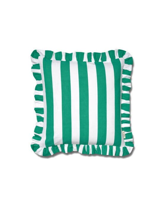 Ruffle Stripes putetrekk grønn