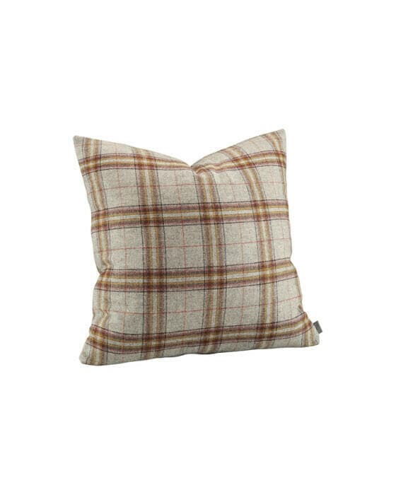 Glensdale Check putetrekk grey/ochre OUTLET