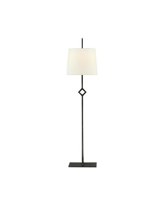 Cranston Buffet Lamp Black/Linen