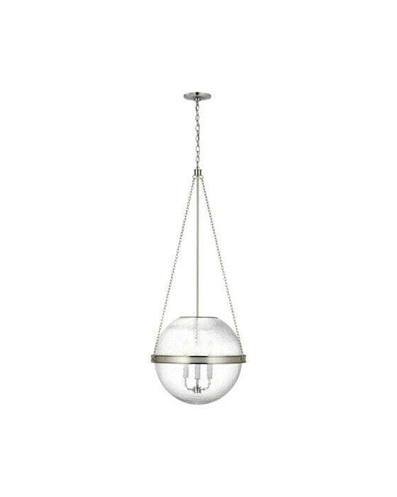 Reese 18" Globe Pendant Nickel