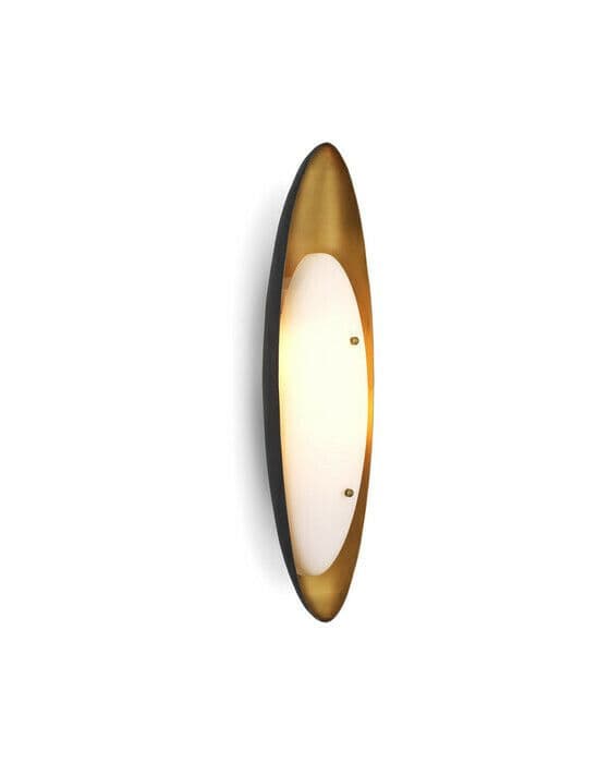 Venova vegglampe antique brass