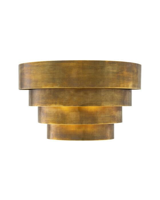 Rizzi vegglampe vintage brass