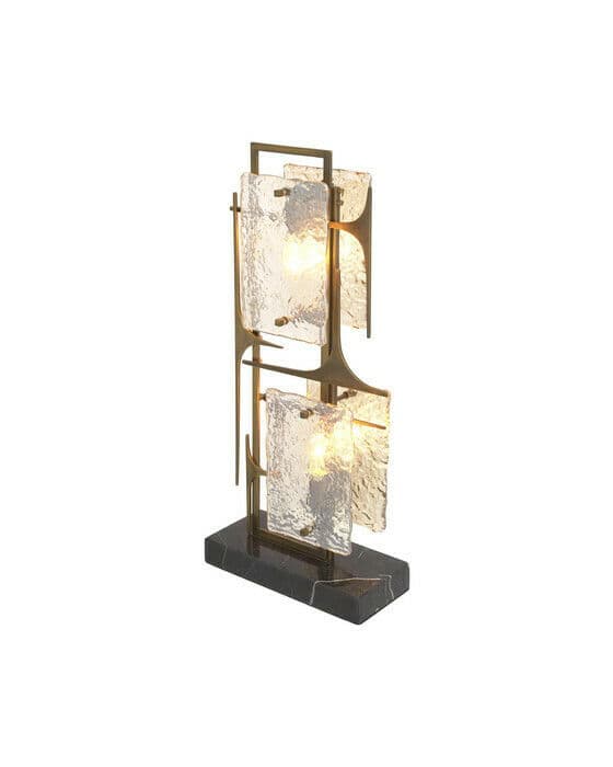 Zeno bordlampe antique brass