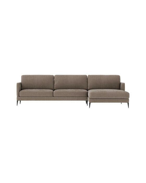 Andorra loungesofa gabby taupe