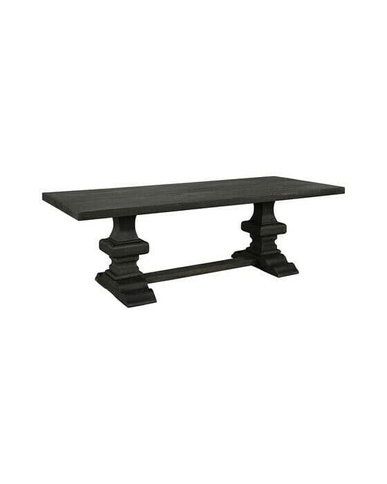 Paris spisebord US brown 240-330cm