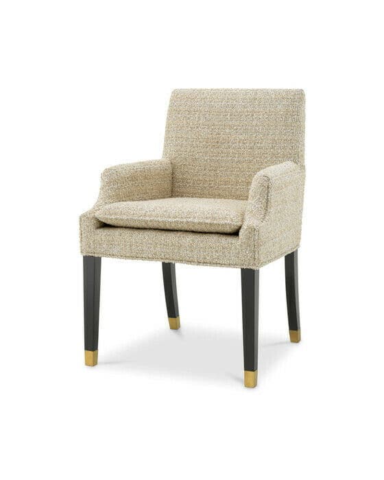 Clayton karmstol Winslow chenille beige