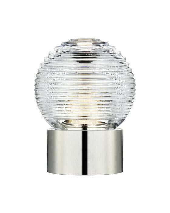 Circon 7" Rechargeable Accent Lamp Polished Nickel