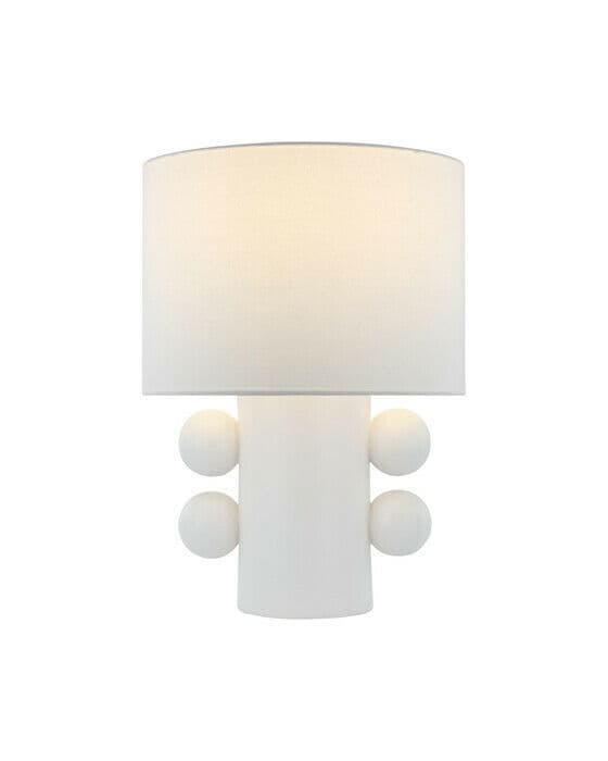 Tiglia Low Table Lamp White