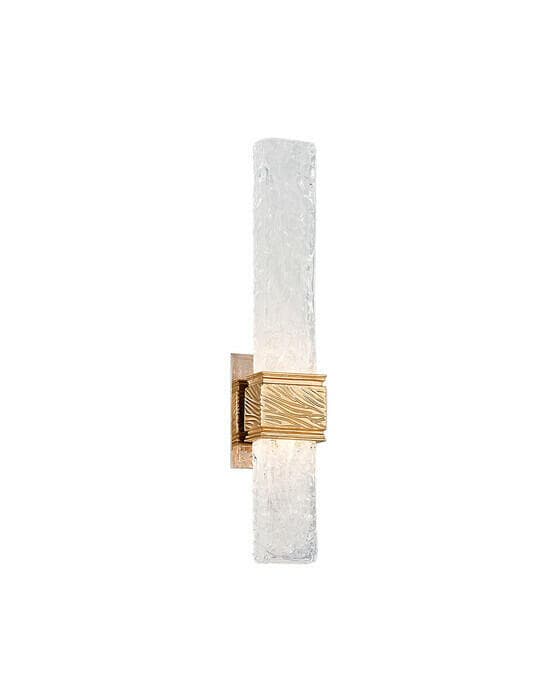 Freeze vegglampe gull