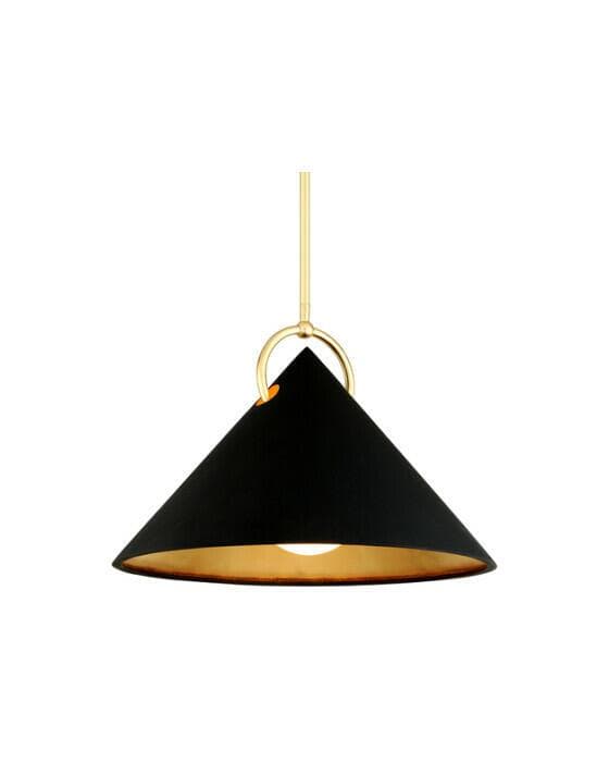 Charm taklampe gull