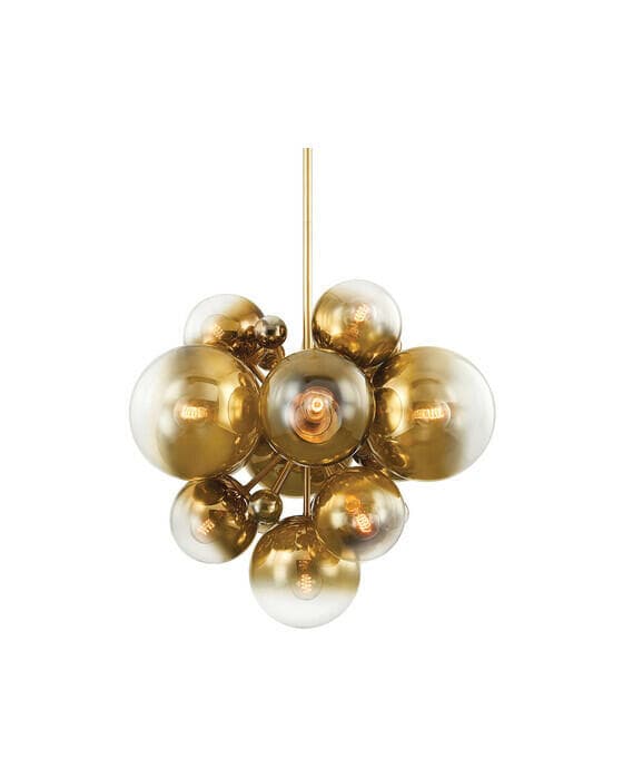 Kyoto lysekrone vintage messing