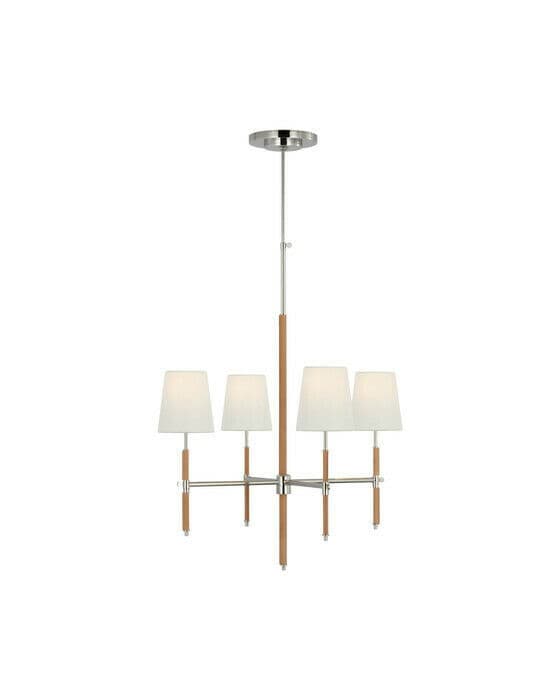 Bryant Wrapped Chandelier Polished Nickel S