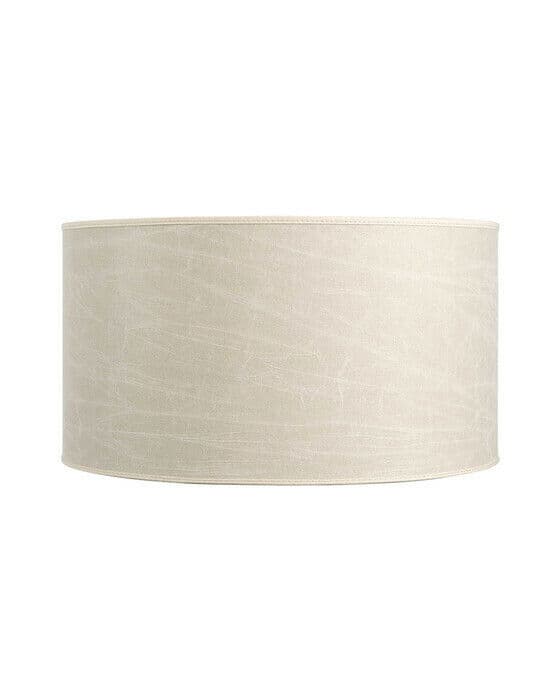 Sylinder lampeskjerm leather cream