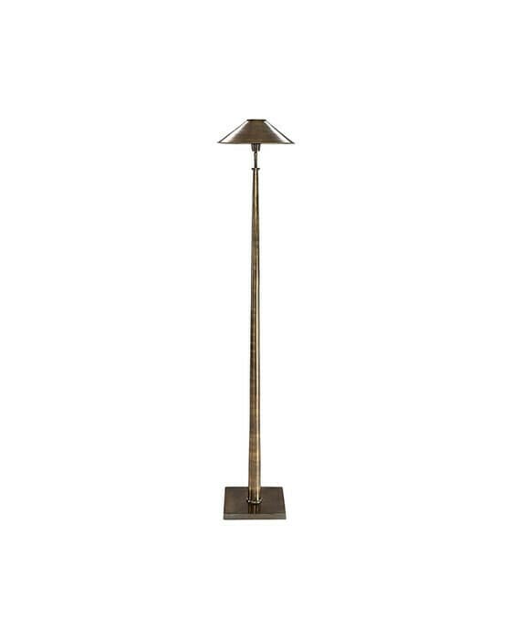 Positano gulvlampe antikk messing