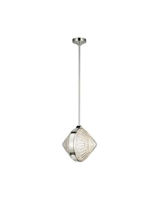 Copper Coast 15" Pendant Olive Cut Nickel