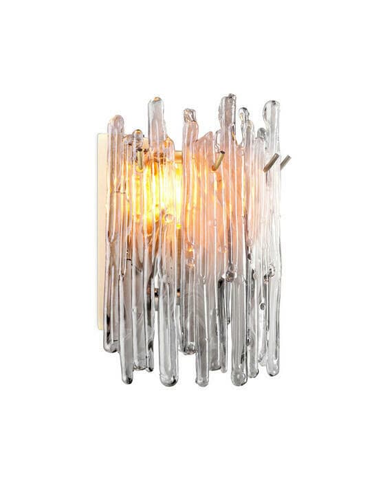 Saint Roch vegglampe børstet messing