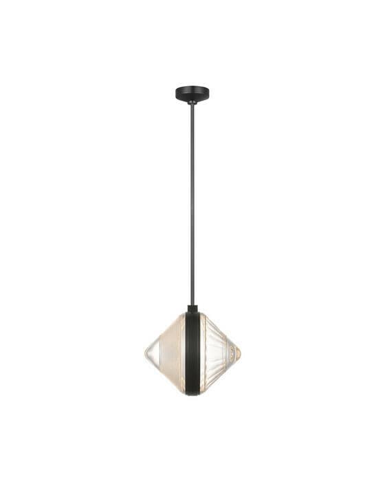 Copper Coast 15" PendantKaro and Olive Cut Bronze