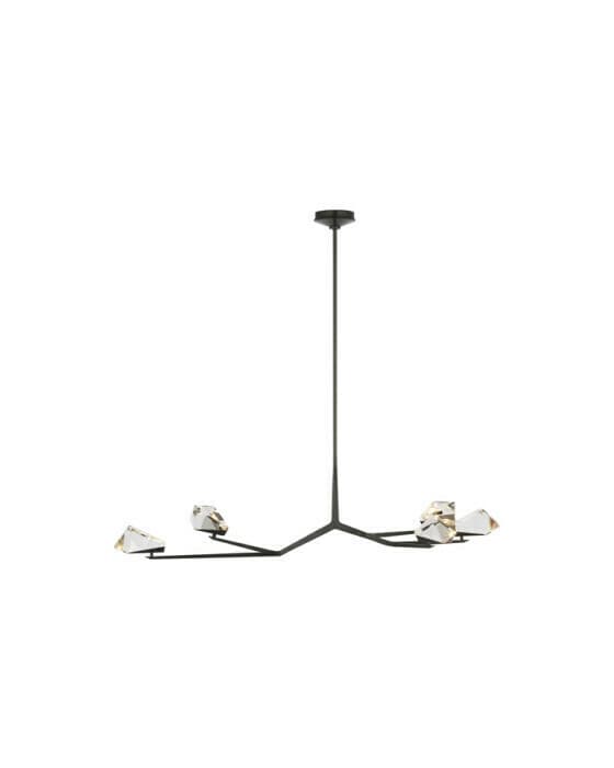 Carraig 53" 5 Light Chandelier Bronze
