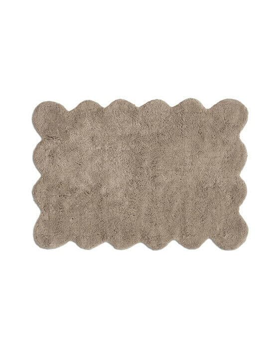 Clam baderomsmatte beige