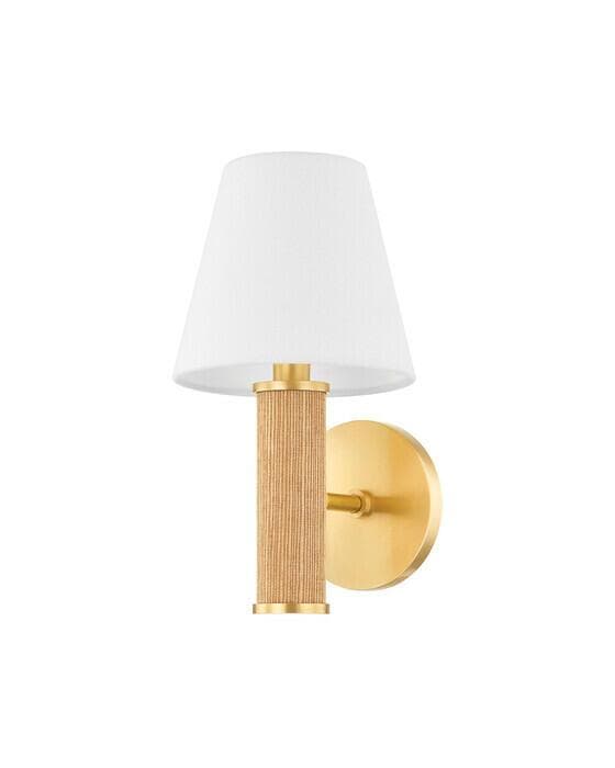Amabella vegglampe antikk messing