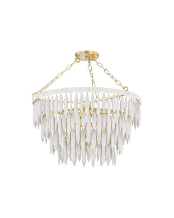 Tiffany lysekrone antikk messing