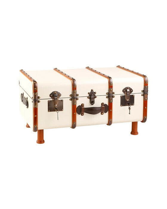 Stateroom Trunk Table Off-White