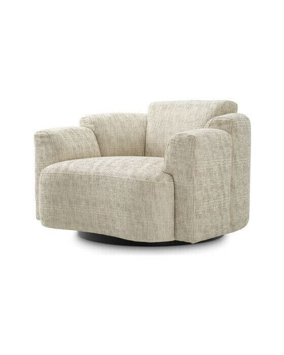 Swivel Chair Marbella creststone beige