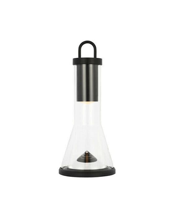Kandella Accent Rechargeable Table Lamp Black