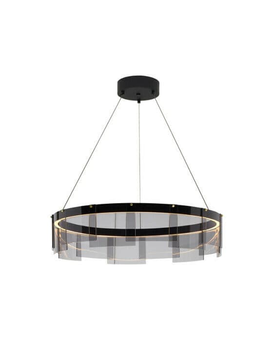 Stratos 30 Chandelier Black