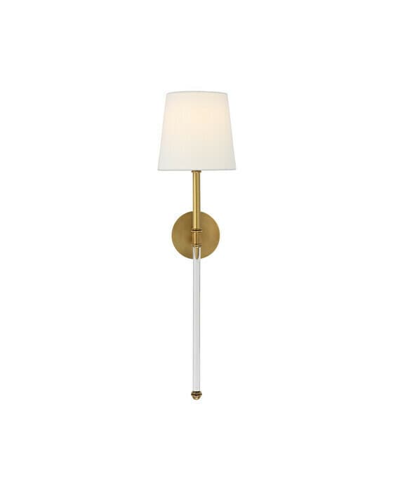 Camille Tail Sconce Antique Brass
