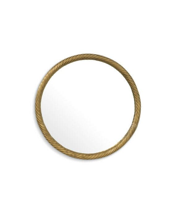 Salvi Mirror Round Vintage Brass