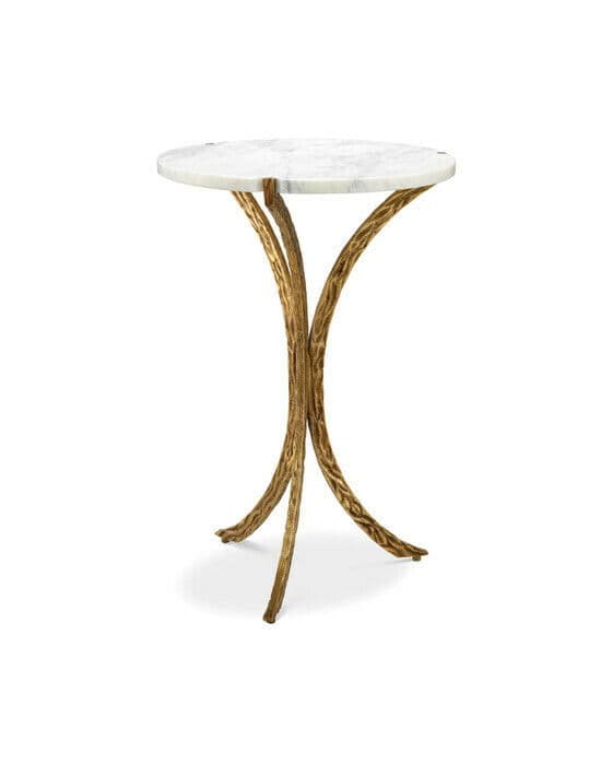 Emmeline Side Table Vintage Brass
