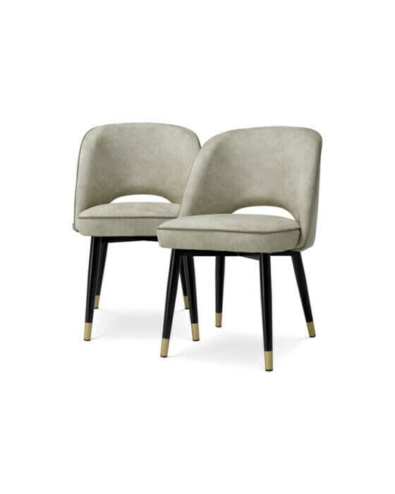 Cliff Dining Chair Mayer Silver Set of 2