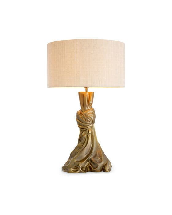 Banyan Table Lamp Vintage Brass