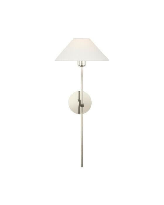 Hackney 25" Tail Sconce Polished Nickel