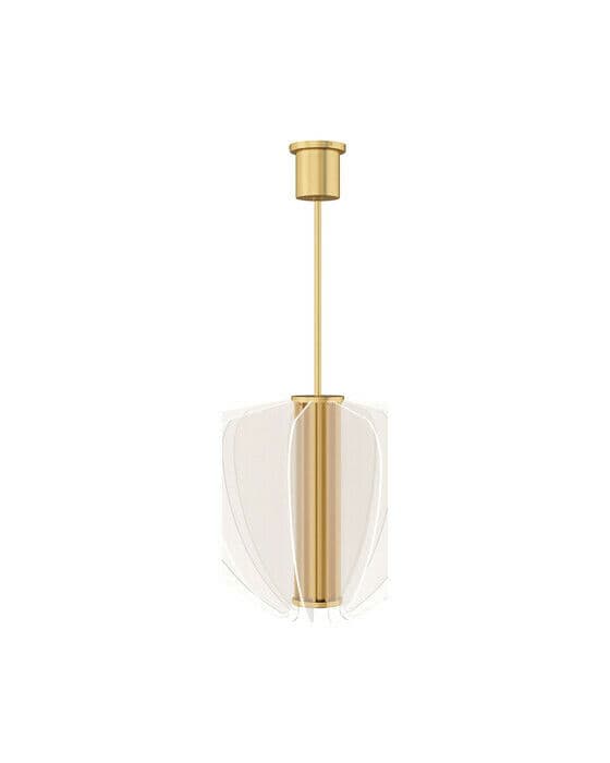 Nyra 28" taklampe messing