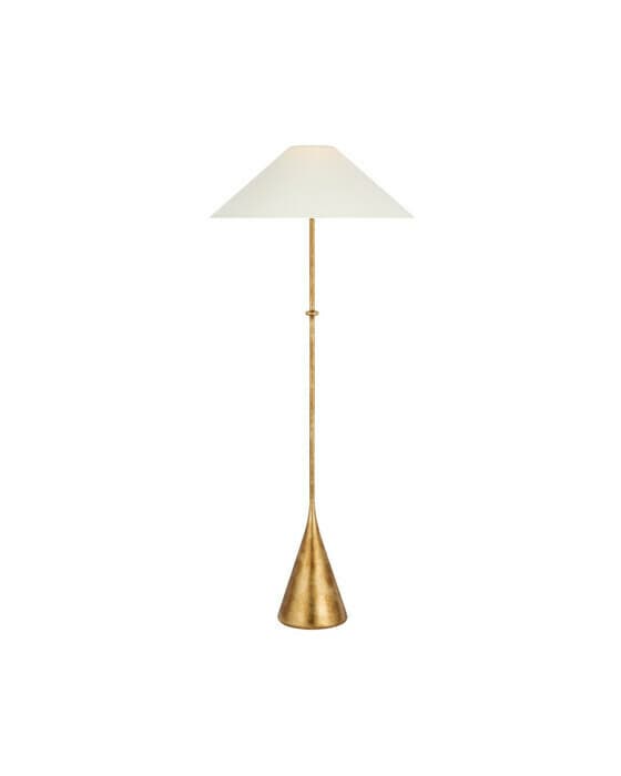 Zealous 62" Floor Lamp Museum Gild