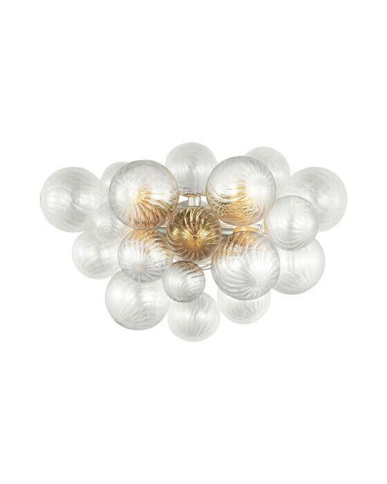 Talia Sconce Burnished Silver Leaf L
