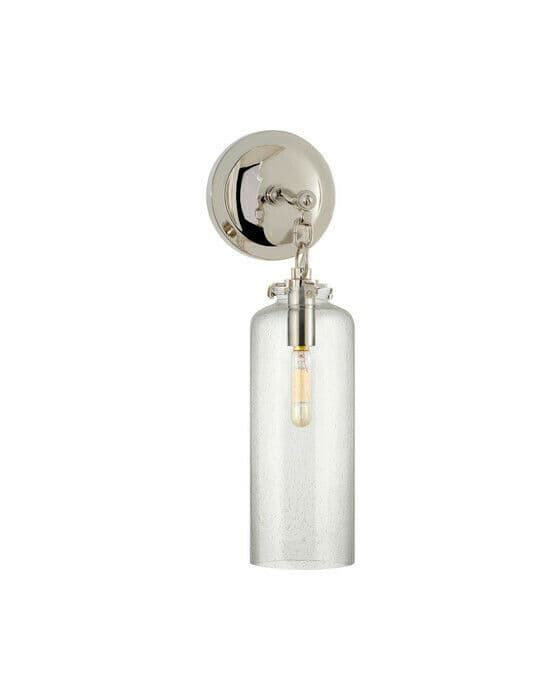 Katie Cylinder Sconce Polished Nickel