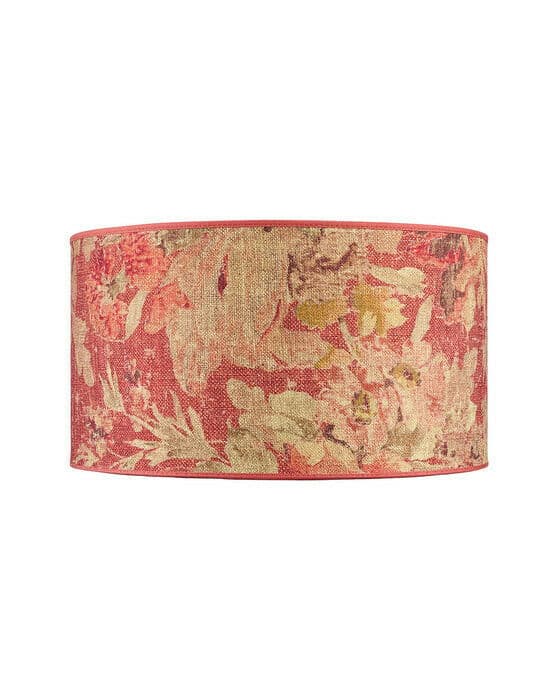 Sylinder lampeskjerm rosewood flower rouge