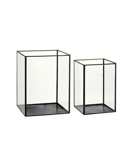 Lausanne Lantern Black Set Of 2