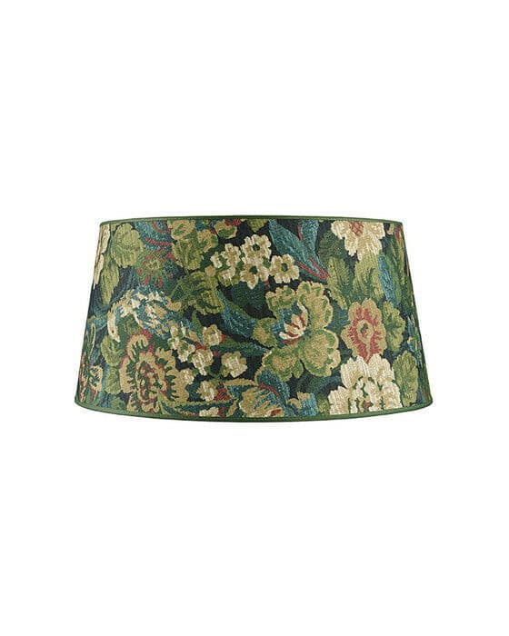 Klassisk lampskjerm ebonleaf flower